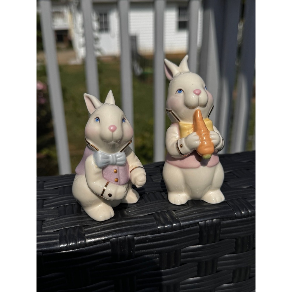 Lenox Occasions Easter Bunny Salt and Pepper Shaker Set